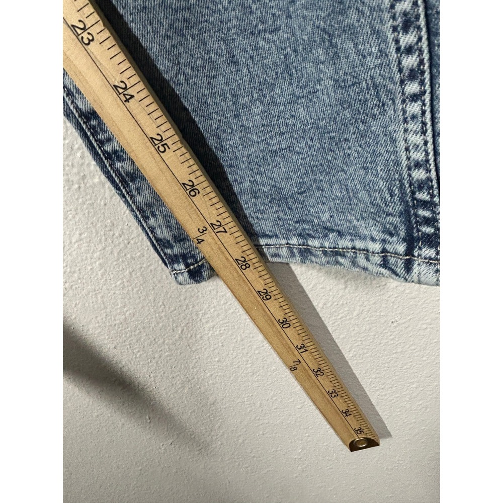 Gap Denim Womens 10/30 High Rise Vintage Slim Blue Jeans Distressed Stretch - Picture 8 of 12